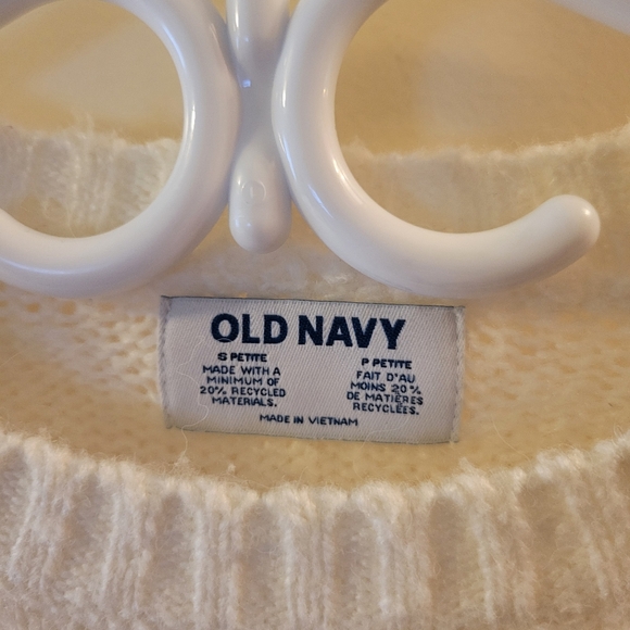Old Navy Sweater S Petite Cream - Picture 5 of 6
